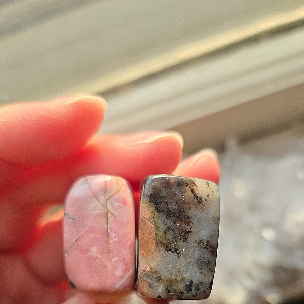 Two Rhodonite Tumbles - Picture 4 of 5